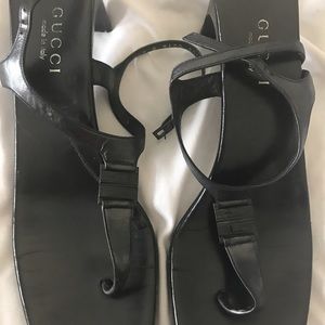 Vintage Gucci Sandal heels.